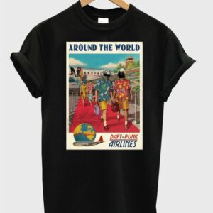 Around The World Daft Punk Shirt Unisex Essential 100 Cotton T Shirt min