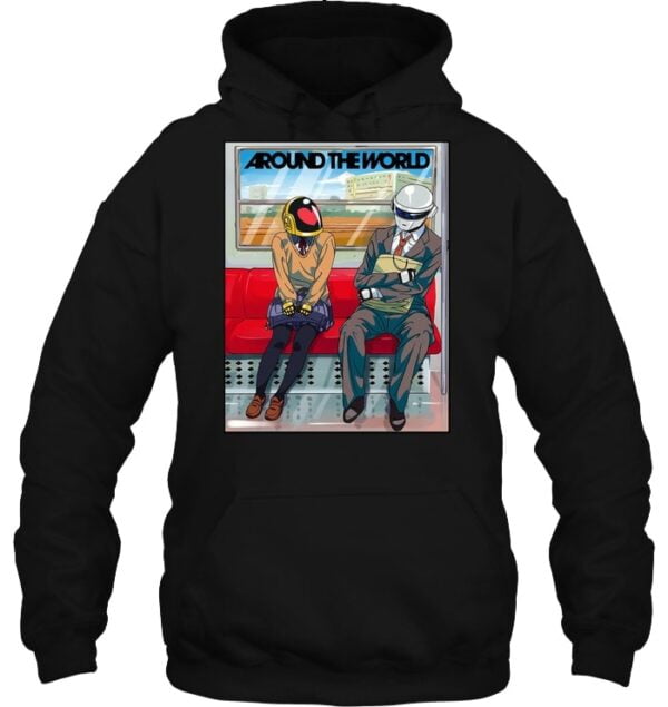 Around The World Daft Punk Version Unisex Essential 100 Cotton T Shirt 3 min