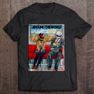 Around The World Daft Punk Version Unisex Essential 100 Cotton T Shirt min
