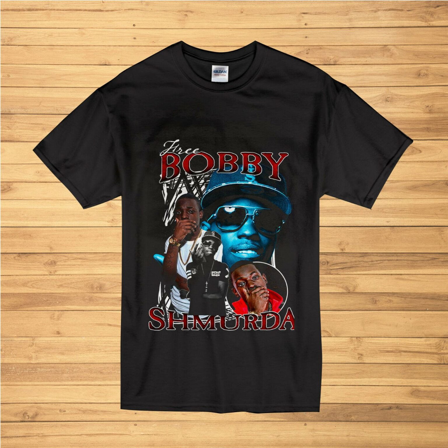BOBBY SHMURDA RAPPER GILDAN SHIRT Unisex Essential 100 Cotton T Shirt min