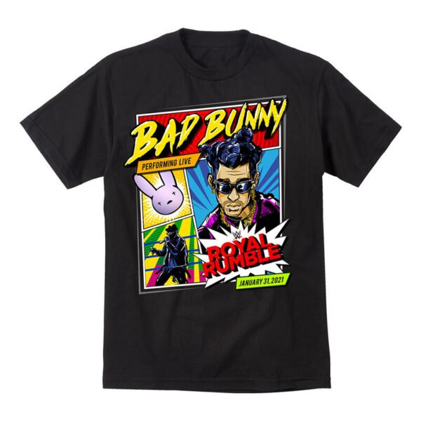 Bad Bunny x Royal Rumble 2021 Women and Men T Shirt min