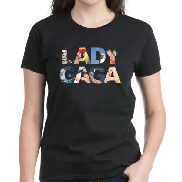 Lady Gaga Logo Hoodies Short Sleeve Tee Shirt min