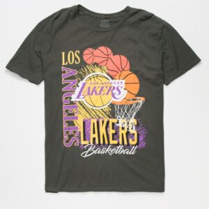 Los Angeles Lakers Swish Mens T Shirt Hoodies Short Sleeve Tee Shirt min