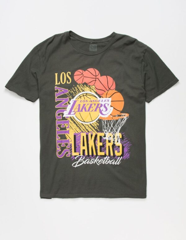 Los Angeles Lakers Swish Mens T Shirt Hoodies Short Sleeve Tee Shirt min