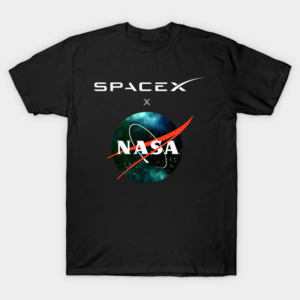 Nasa X SpaceX Classic T Shirt for Women and Men min