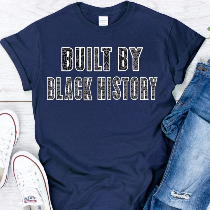 built by black history nba shirt lakers