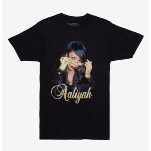 Aaliyah Gold Glitter Essential Unisex T Shirt