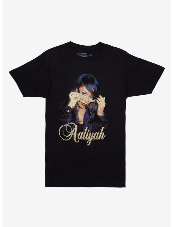 Aaliyah Gold Glitter Essential Unisex T Shirt