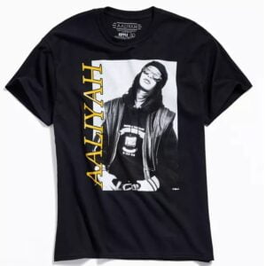 Aaliyah Vintage 90s Essential Unisex T Shirt 1