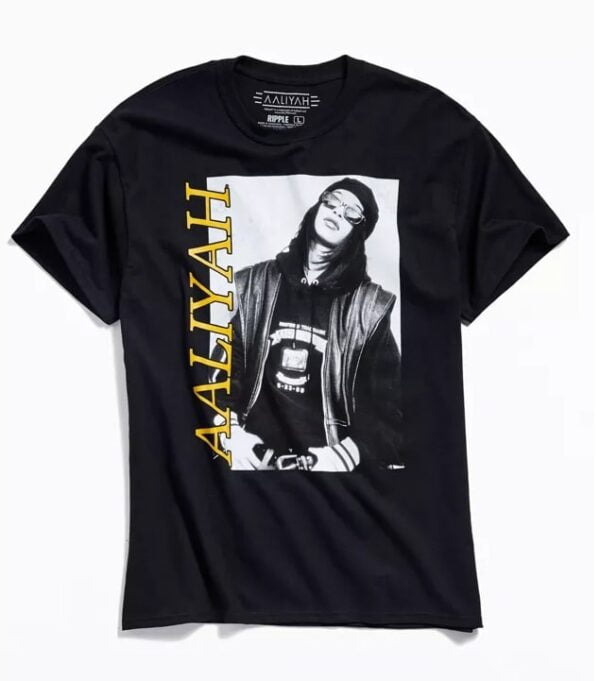 Aaliyah Vintage 90s Essential Unisex T Shirt 1