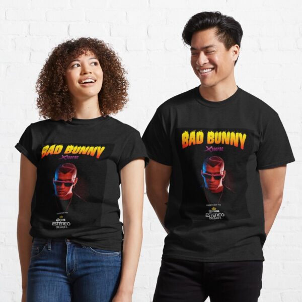 Bad Bunny Tour Classic Unisex T Shirt min