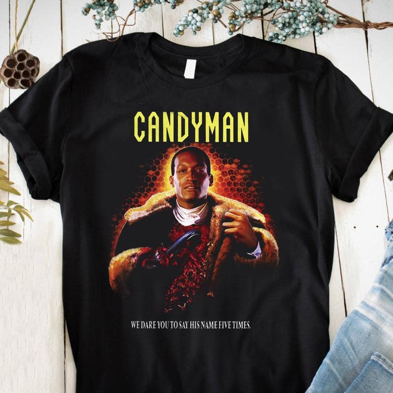 Candyman T Shirt Retro Clive Barker Slasher Film Horror Movie Classic T Shirt - Best Of Pop Culture Music Inspired T Shirt