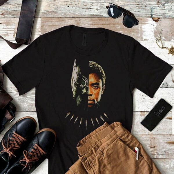 Chadwick Boseman Black Panther inspired Classic T Shirt Chadwick Boseman Shirt min