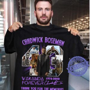 Chadwick boseman wakanda forever 1976 2020 Classic T Shirt Chadwick Boseman Shirt min