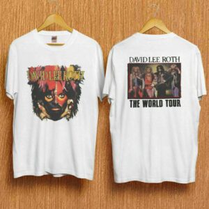 David Lee Roth The World Tour 1986 Vintage Classic T Shirt min