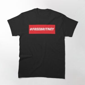 Free Britney freebritney red Classic Unisex T Shirt 2 min
