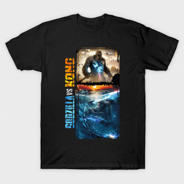 Godzilla vs Kong a life and death battle Classic Unisex T Shirt
