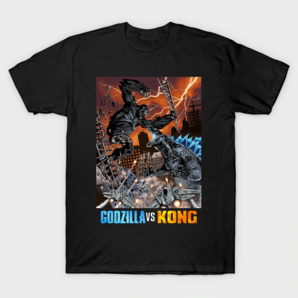 Godzilla vs kKong the battle between two giants Classic Unisex T Shirt