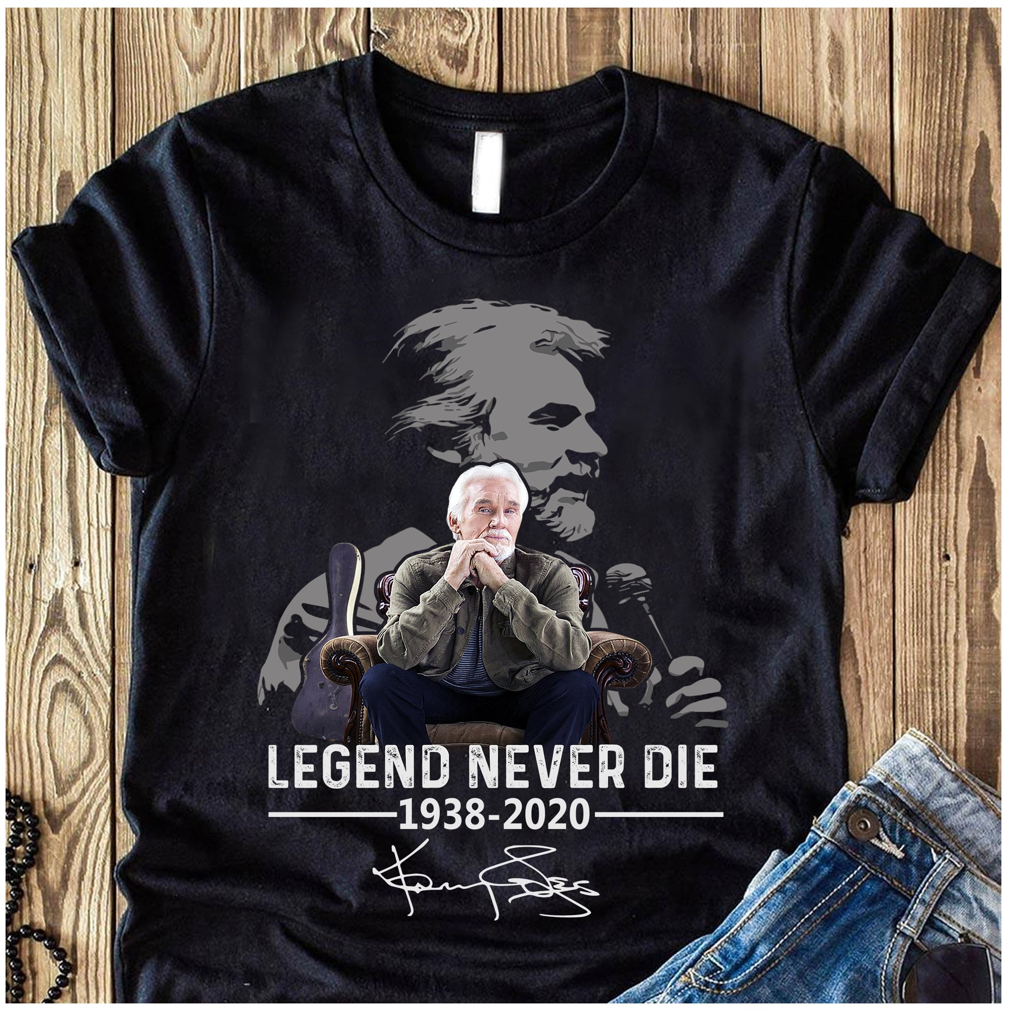 Kenny Rogers Legend Essential Unisex T 