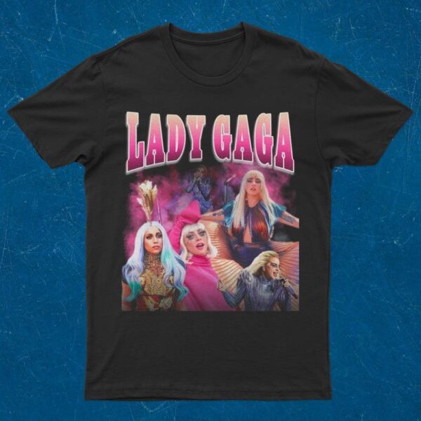 Lady Gaga Vintage 90s Classic T Shirt min
