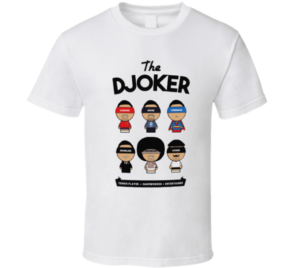 Novak Jelena Djokovic Djoker faces cartoon Essential Unisex T Shirt