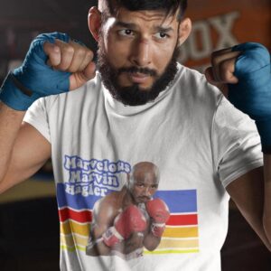Retro Marvelous Marvin Hagler Good Quality Cotton Classic Shirt 2