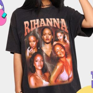 Rihanna Vintage 90s Hip Hop Rap Tour Essential Unisex T Shirt