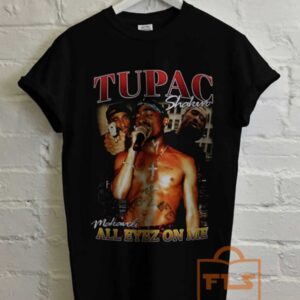 Tupac Shakur All Eyez On Me 2 Pac Classic Unisex T Shirt min