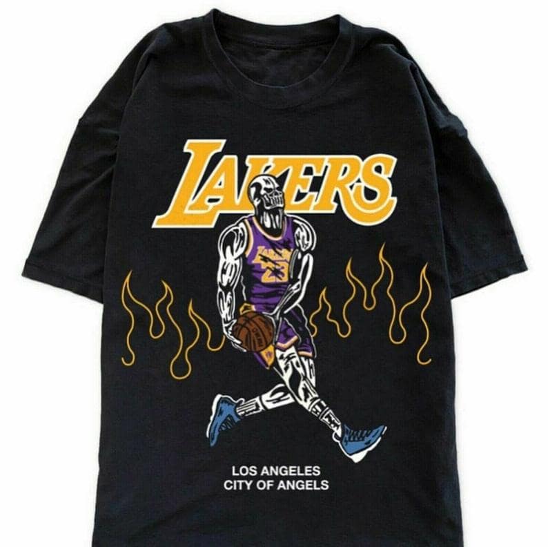 warren lotas lakers shirt