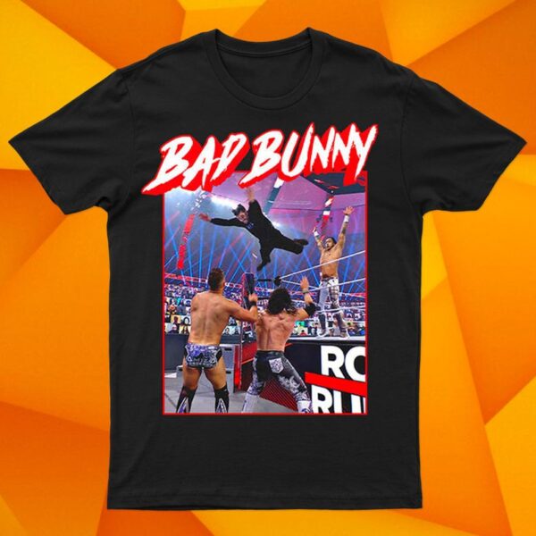 Bad Bunny Royal Rumble Splash Hoodie T Shirt Full S 6XL min
