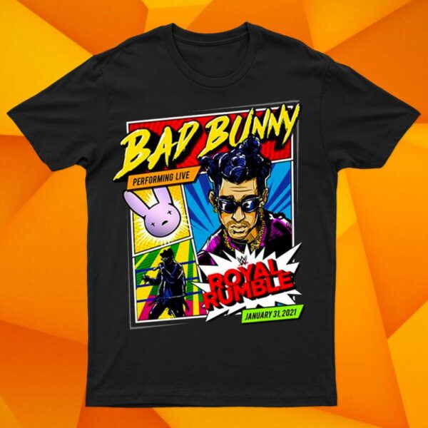 Bad Bunny x Royal Rumble 2021 Hoodie Special Edition T Shirt Full S 6XL min