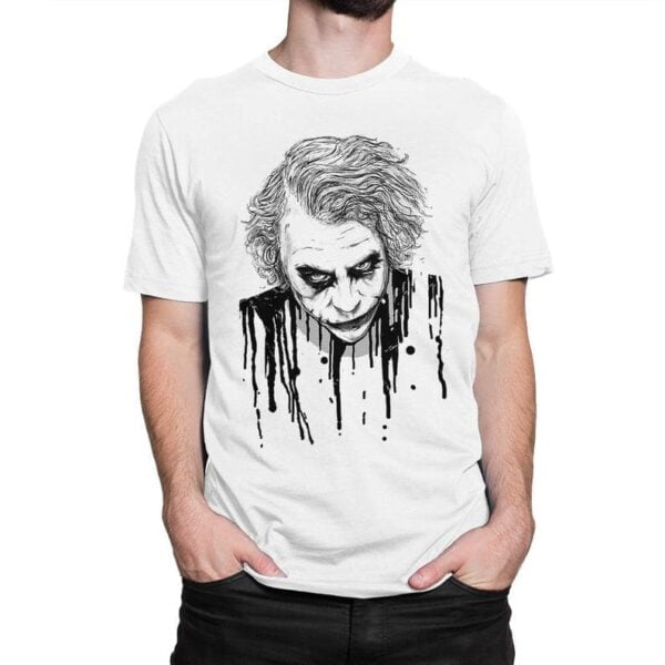 Heath Ledger Joker Graphic Classic Unisex T Shirt min