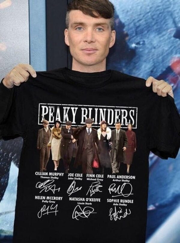 Helen McCrory Peaky Blinders All Cast Signatures Classic T Shirt