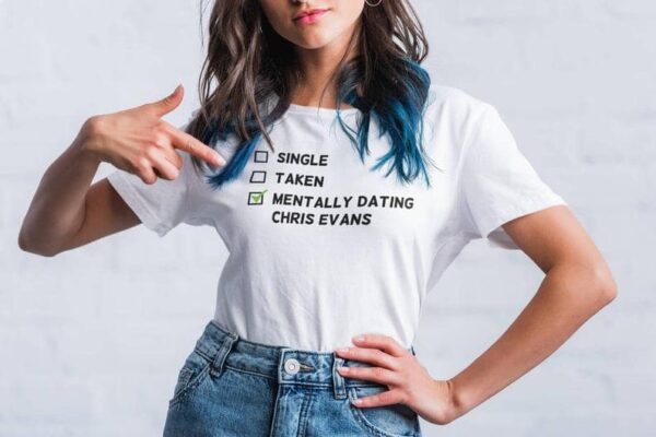 Mentally dating Chris Evans Classic Unisex T Shirt min