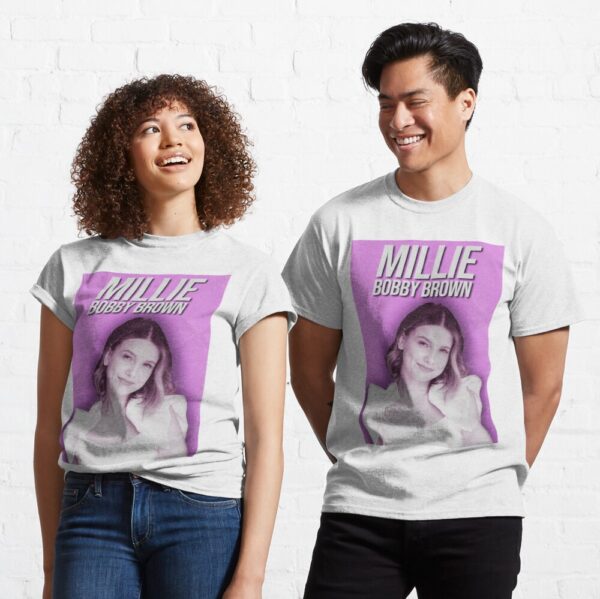 Millie Bobby Brown Retro Essential Unisex T Shirt
