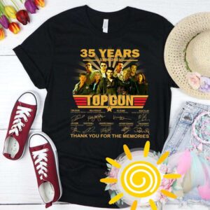 35 Years Of Top Gun MaverickTom Cruise Signature Classic Unisex T Shirt