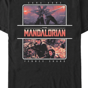 Cara Dune And Fennec Shand The Mandalorian Star Wars Classic Unisex T Shirt