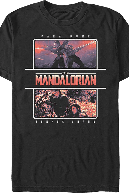 Cara Dune And Fennec Shand The Mandalorian Star Wars Classic Unisex T Shirt