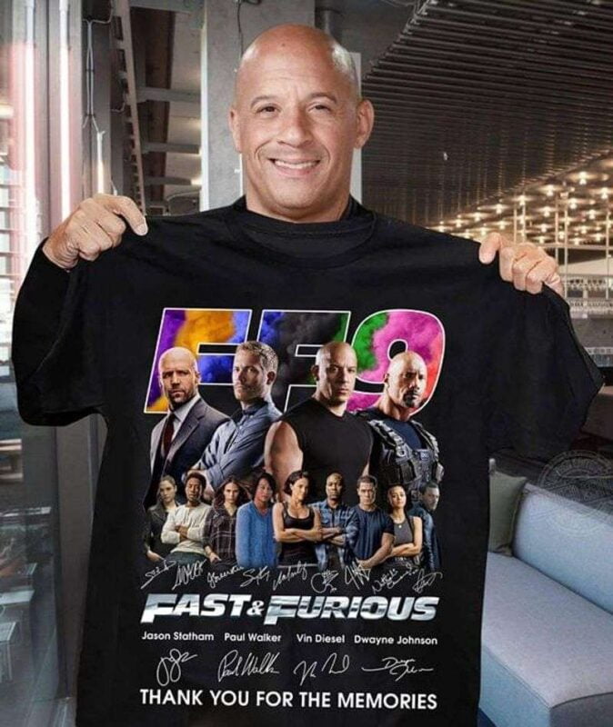 Fast And Furious 9 Signature Classic Unisex T Shirt Best of Pop