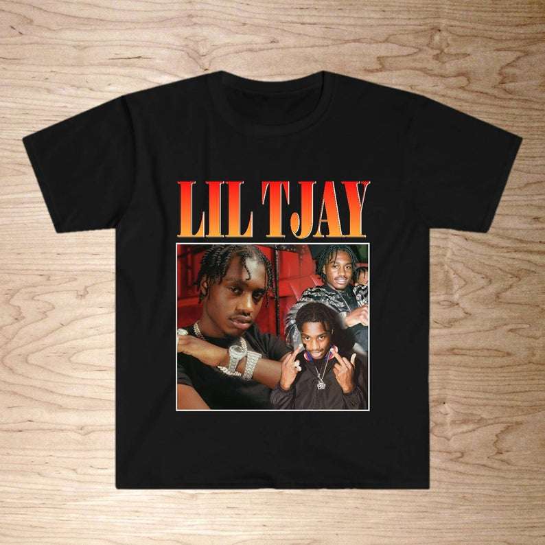 Lil Tjay Vintage 90s Rap Style Classic Unisex T Shirt - Best of Pop ...