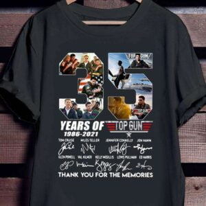 Tom Cruise Top Gun Maverick 35 Years 1986 2021 Classic Unisex T Shirt