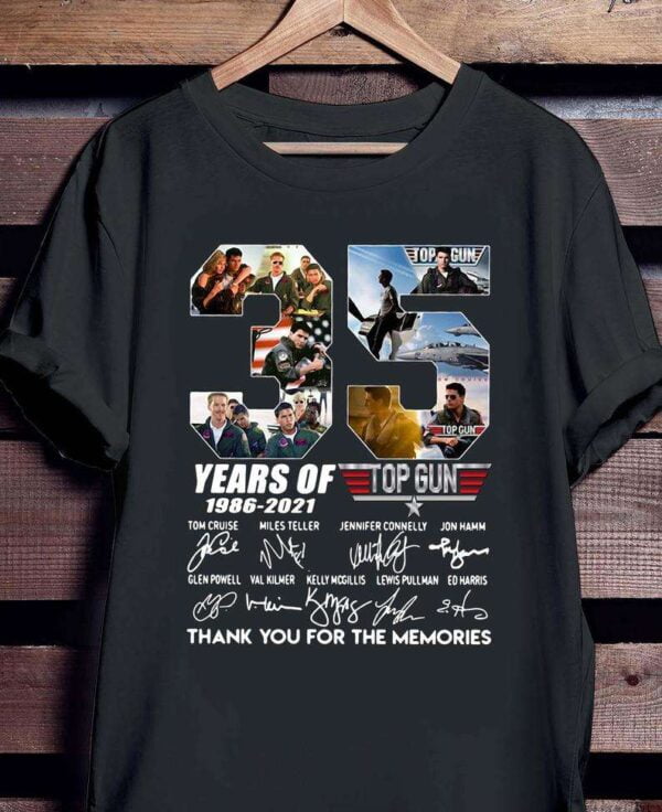Tom Cruise Top Gun Maverick 35 Years 1986 2021 Classic Unisex T Shirt
