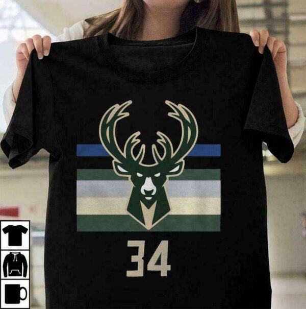 34 Giannis Antetokounmpo Milwaukee Bucks Classic Unisex T Shirt