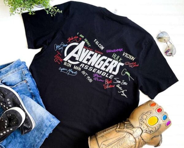 Avengers Assemble Autograph Classic T Shirt