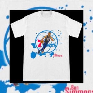 Ben Simmons Splash Philadelphia Sixers T Shirt