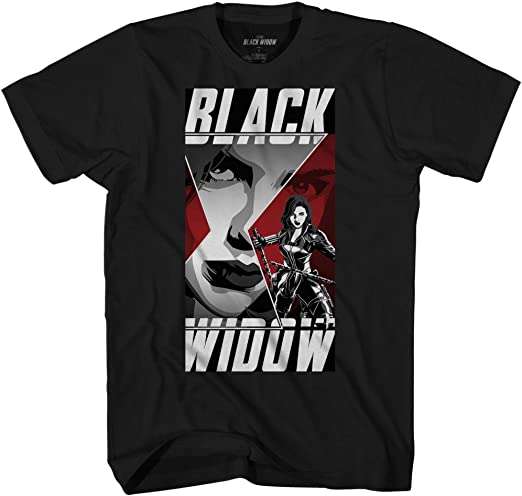Black Widow Marvel Movie Art T Shirt