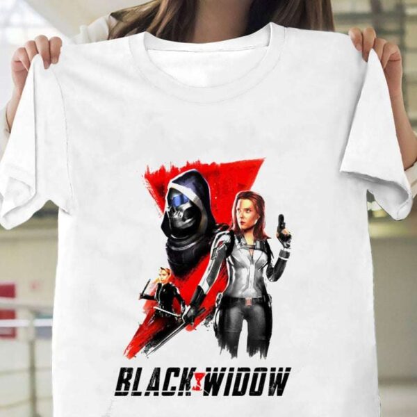 Black Widow T Shirt Adventure Action Marvel Comics Natasha Romanoff