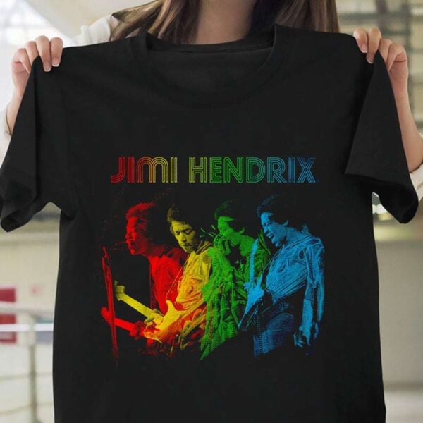 Colors Jimi Hendrix Rock And Roll Classic Unisex T Shirt