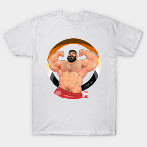 Flexing Muscle Bear Unisex T Shirt