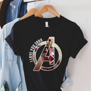 I love you 3000 Avengers Family Marvel Campus Vacation T Shirt
